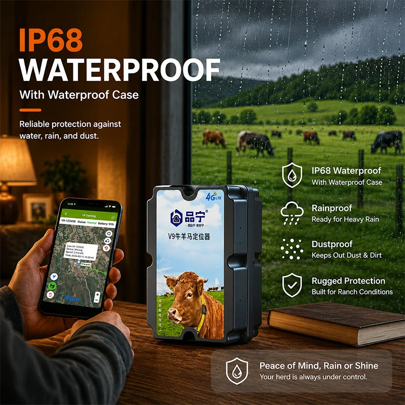 Waterproof 4G GPS Livestock Tracker 2
