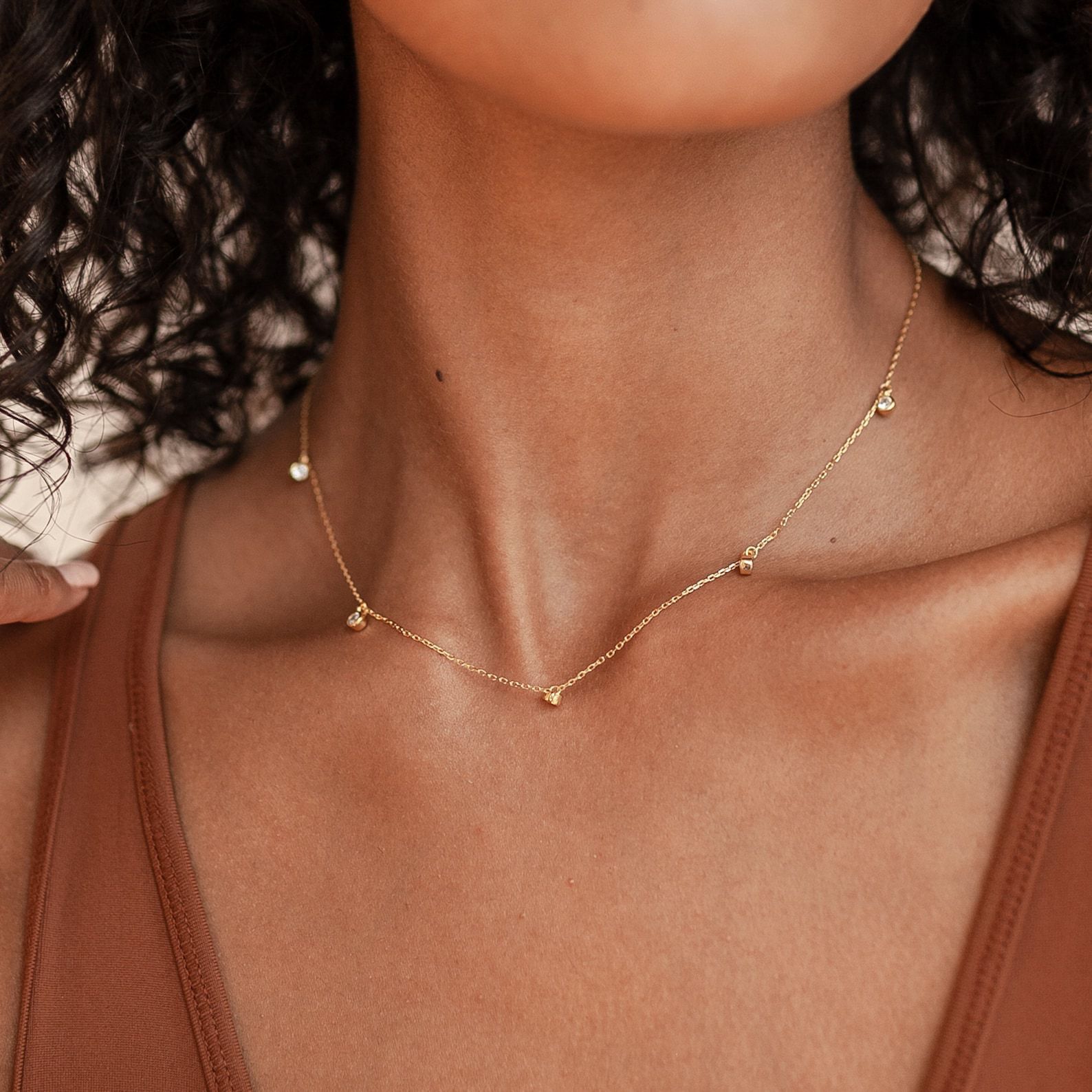 Minimalist Zirconia Necklace for Women 3