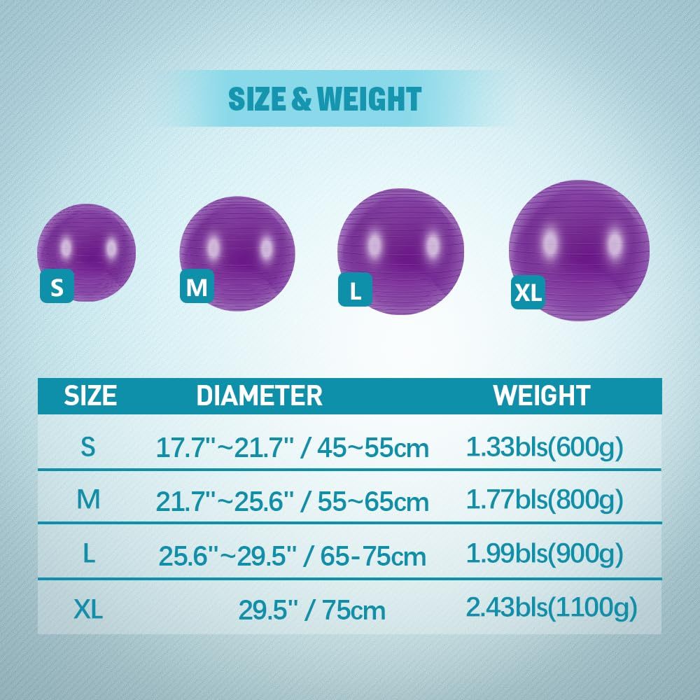 Yoga Ball Kit for Pilates and Home Gym 4