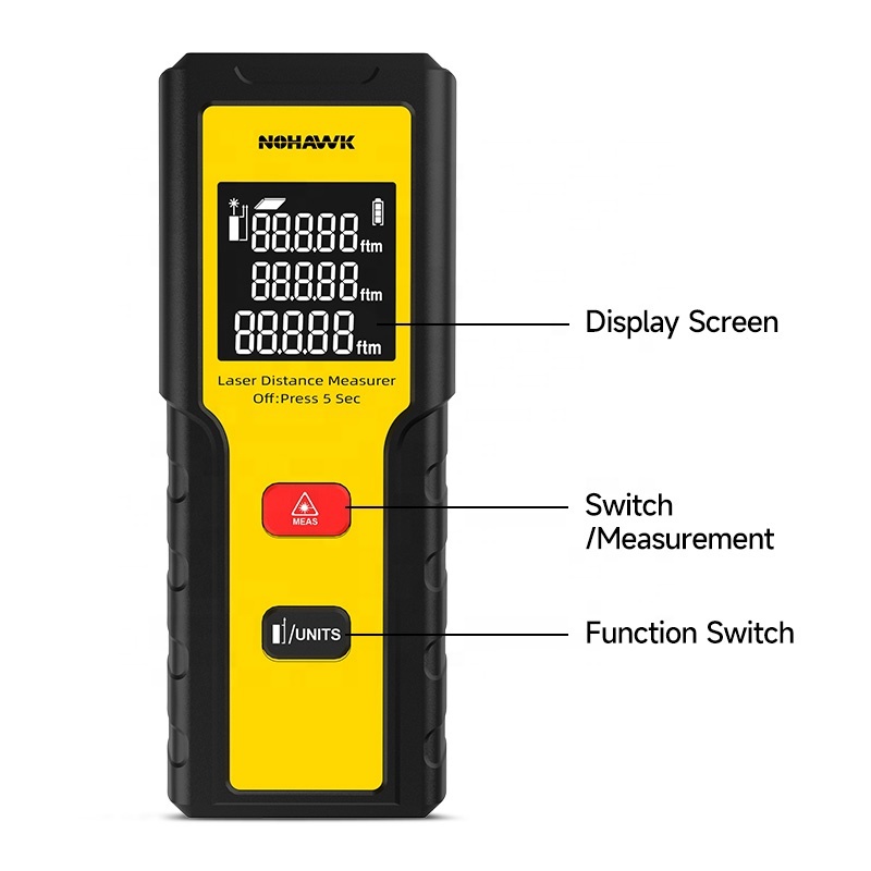 40m Measure Tool Laser Distance Meter Digital Electronic 2