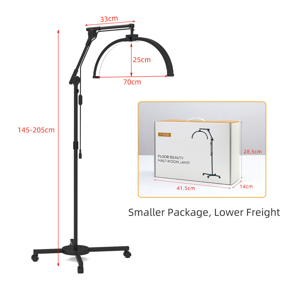 28 Inch Floor Lamp Led Moon Light Half 3