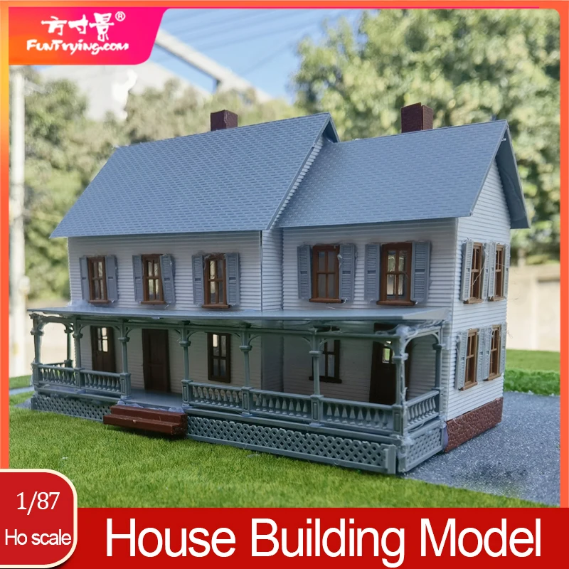 1:87 Ho-Maßstab Modellhaus-Bausatz Europäisches Amerikanisches Modell Einkaufszentrum Supermarkt