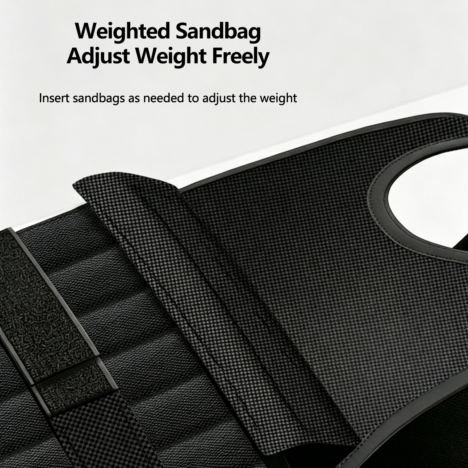 Durable 10Kg Adjustable Back Support Weighted Vest Multi-Functional 4