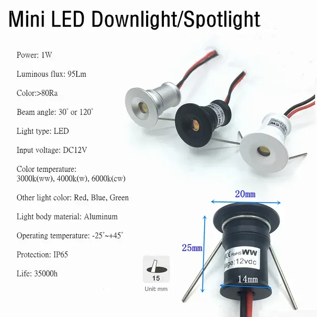 Mini Recessed Spotlight 1