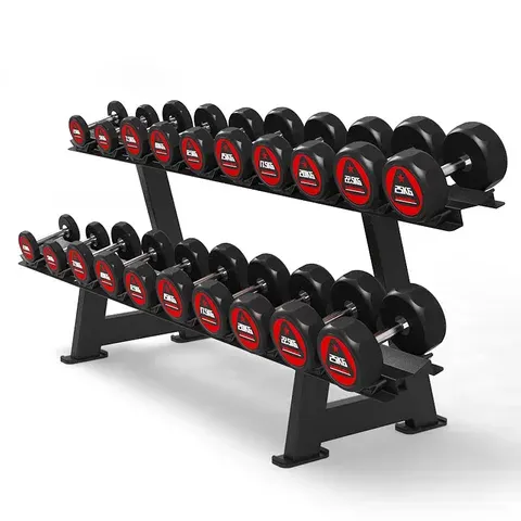 Jeberly JE21 Head Dumbbell Set Rubber Coated Solid