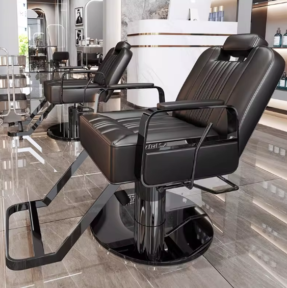 Modern PU Leather Hydraulic Salon Chair 4