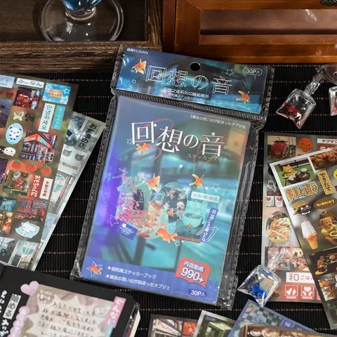 Retro-Stickerbuch