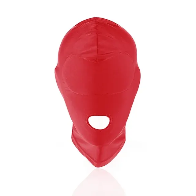 Breathable Stretch Red Full Head Mask 2