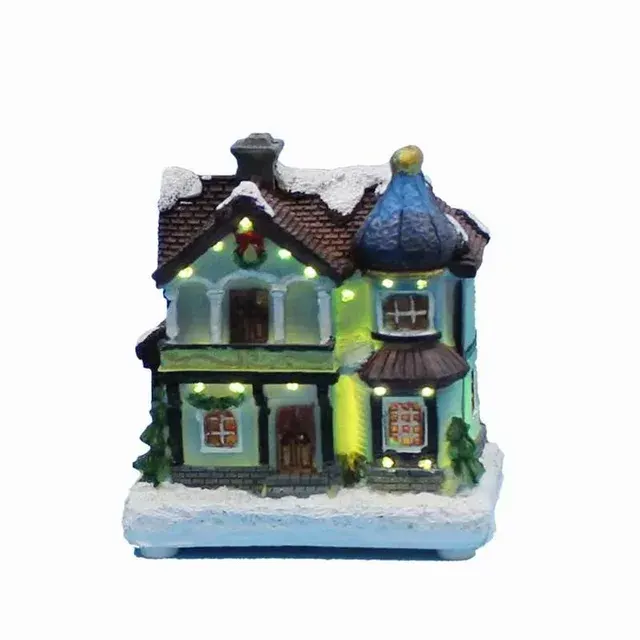 LED-Weihnachtsdorf-Haus 3