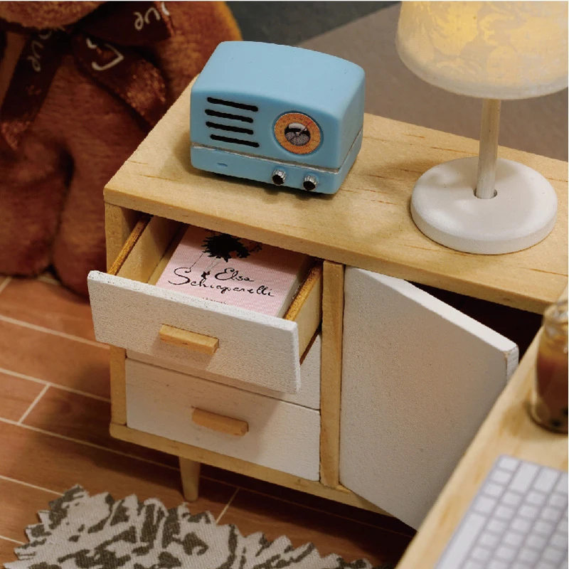 DIY Miniatur Puppenhaus 3D Puzzle Kleines Haus Montage 3