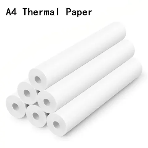A4 Thermo Papier Druck 210x30mm Geeignet für Drahtlose