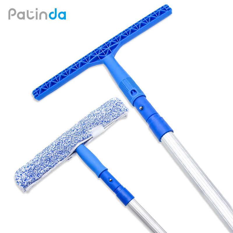 Window Cleaning Tools Microfiber Glass Washer Scrubber Squeegee 2