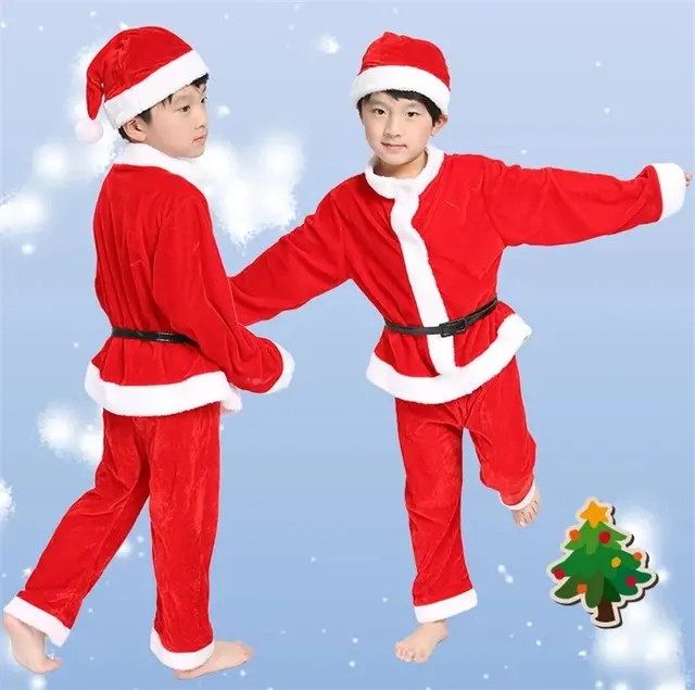 Kids Santa Claus Costume 4