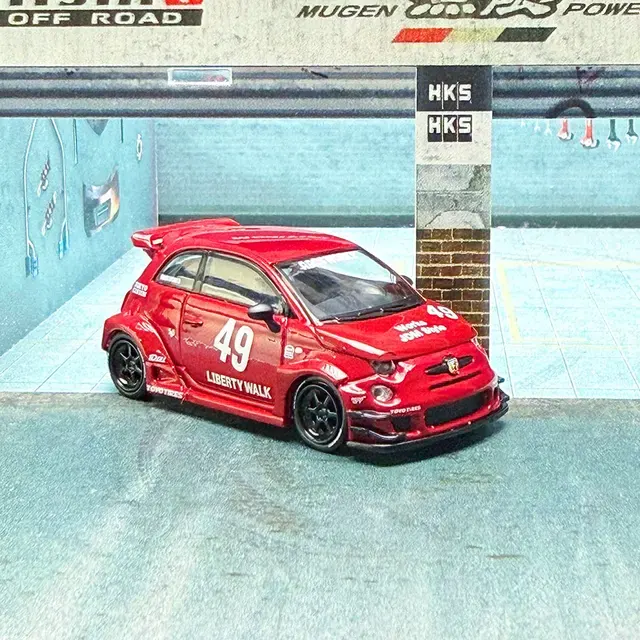 1:64 Abarth 595 Alloy Die-Cast Model Car Collectible (Unboxed) 3