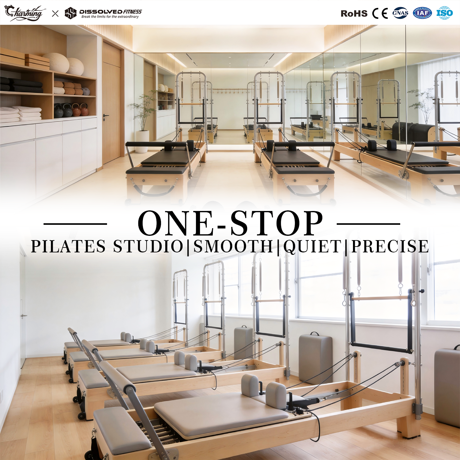 Holz-Pilates-Reformer