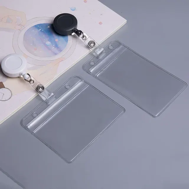 Clear Work ID Badge Holder 2