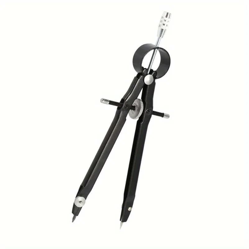 1-teiliges Professionelles Kompass-Geometrie-Set mit Schloss Mathematik- und Präzisionskompass 2