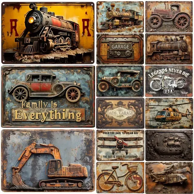 Vintage Metal Wall Sign 1