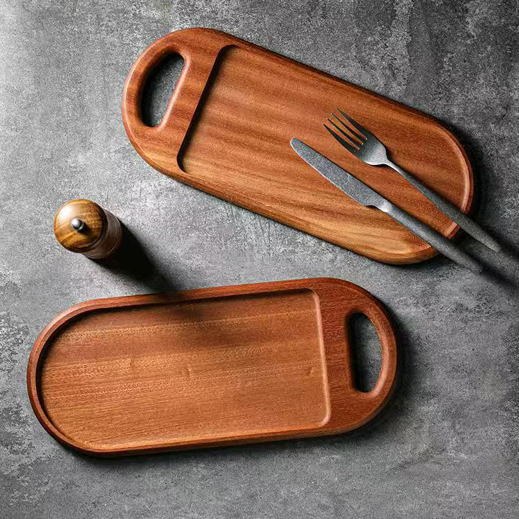Multi-Functional Server Sustainable Acacia Wood Steak Board Platter 2