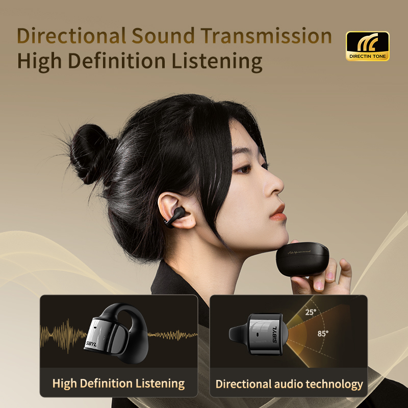 Bone Conduction Earphone V5.4 Ear Clip on OWS 2