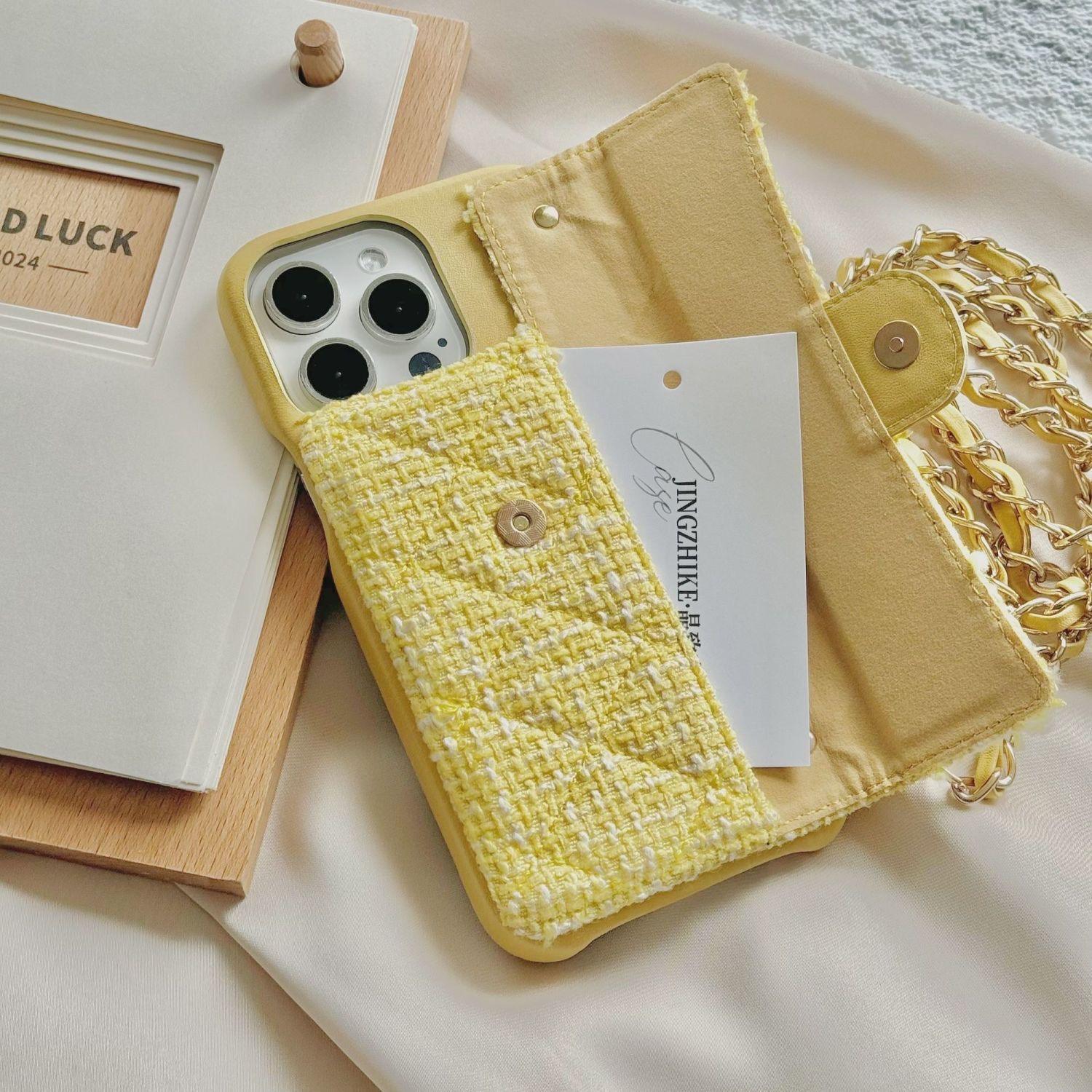 Luxury PU Leather Card Holder Phone Case With 4