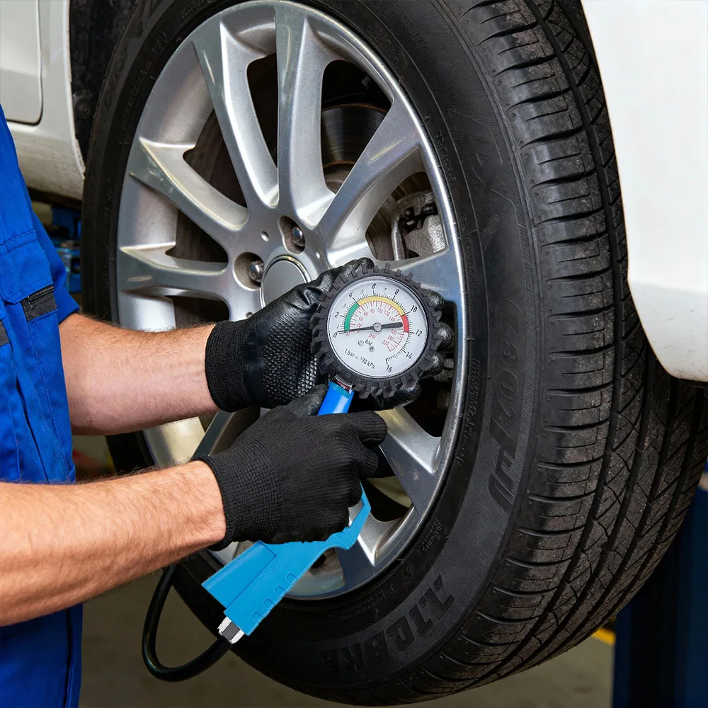 EU Tire Pressure Gauge for Air Compressor 4