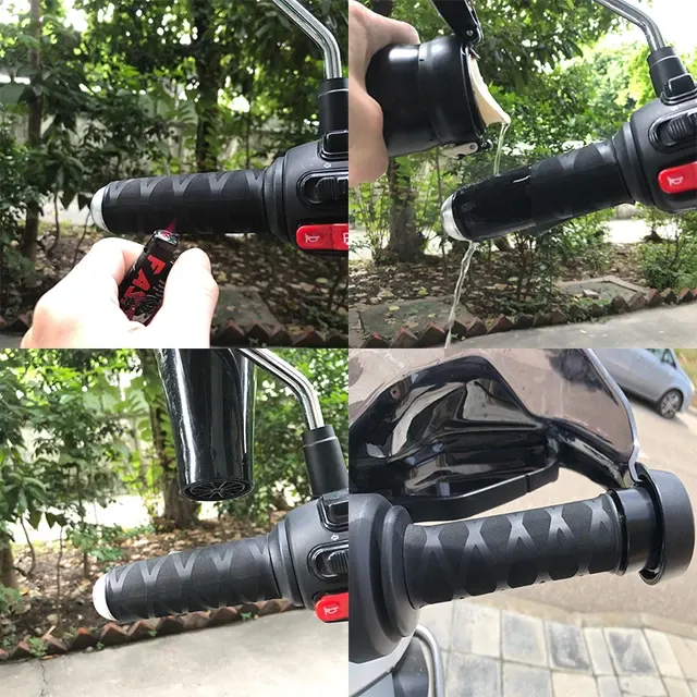 Rubber Grip Cover for Motorcycle Handlebars 4