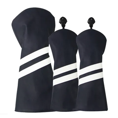 Wood Club Cover Double Stripe Head