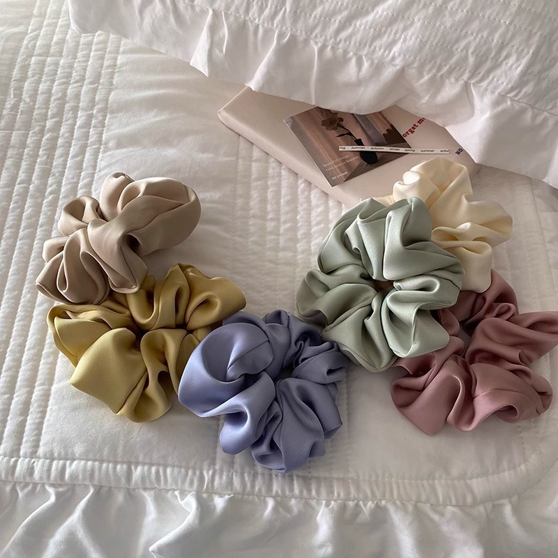 Satin Silk Elastic Hair Bands Set 2