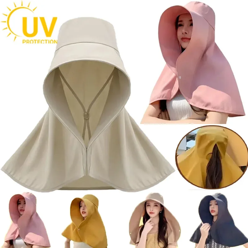1 Stück Damen UV-Schutz Sonnenhut mit Breiter Krempe