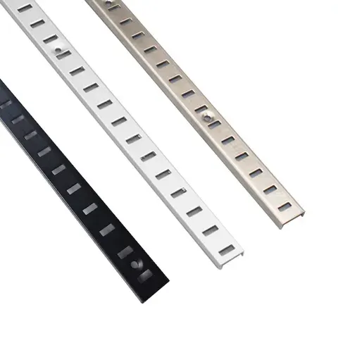 Verstellbare Stahl Wandregal-Schiene Doppelschlitz