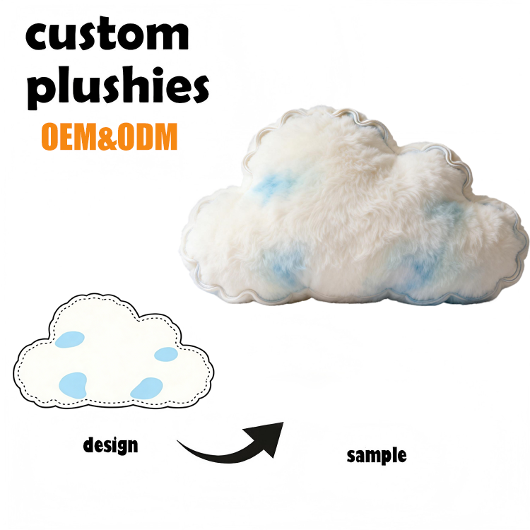 Flauschiges Wolken-Therapiekissen aus Plüsch