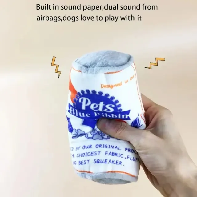 Plush Dog Toy Bottle 4