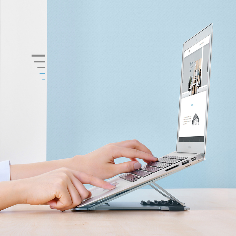 Foldable Aluminum Alloy Laptop Stand 2