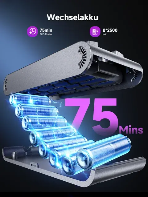 Cordless Stick Vacuum 680W, Removable Battery 3