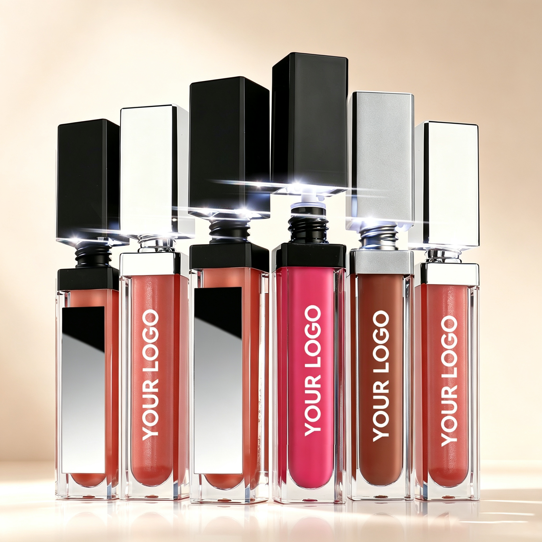 LED Mirror Lip Gloss Tube 2