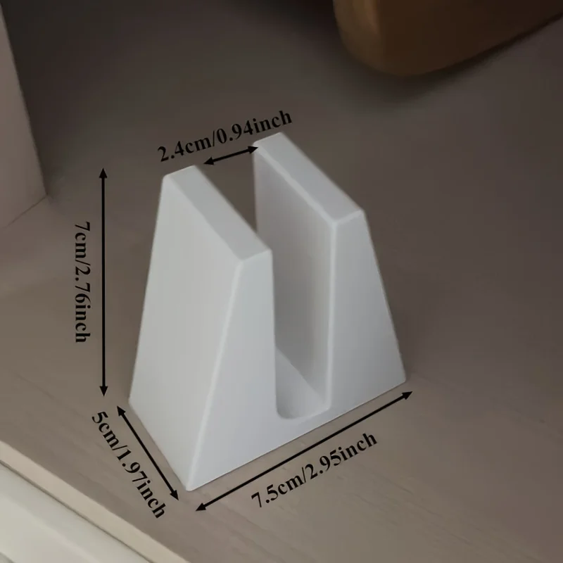 Platzsparendes Elektronikwaagen-Aufbewahrungsregal Montagefreier Schmaler Organizer-Halter für Badezimmer Küche 3