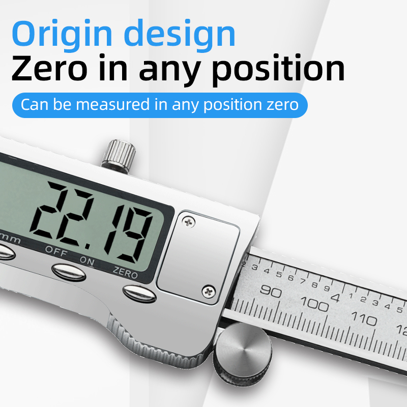 Digital Vernier Caliper Zinc Alloy 0-150mm 3