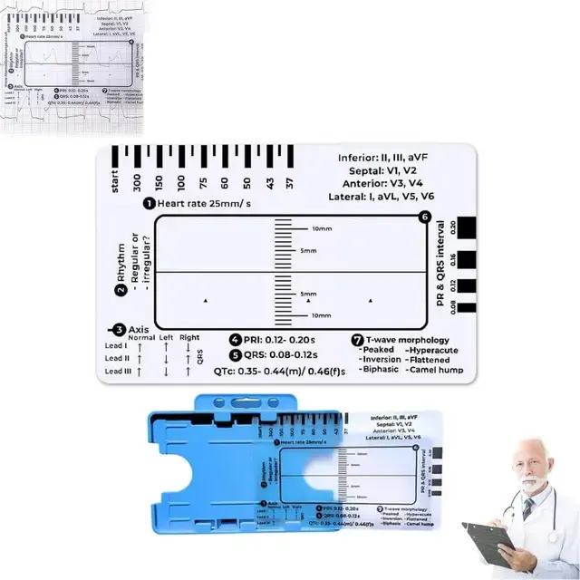 ECG Ruler Card 2