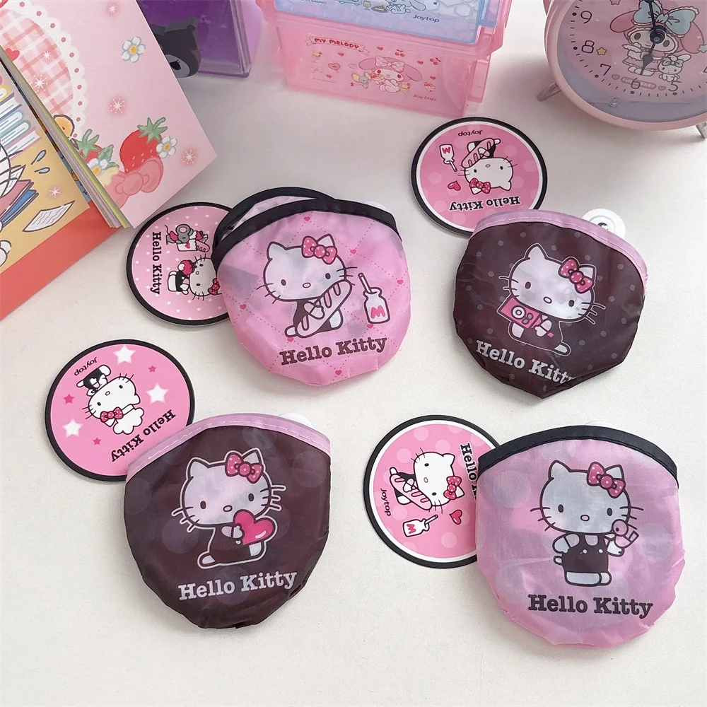 Original Sanrio Hello Kitty Sommer-Sonnenschutzfächerfächer Kawaii Cartoon Tragbare 2