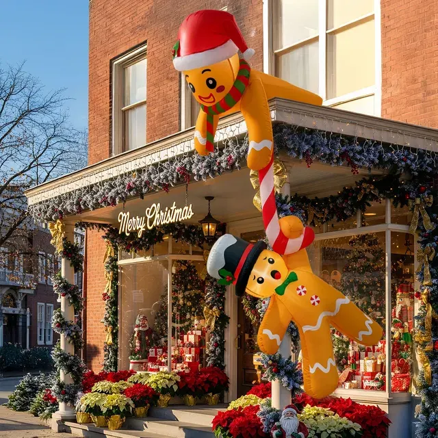 Inflatable Gingerbread Decoration 4