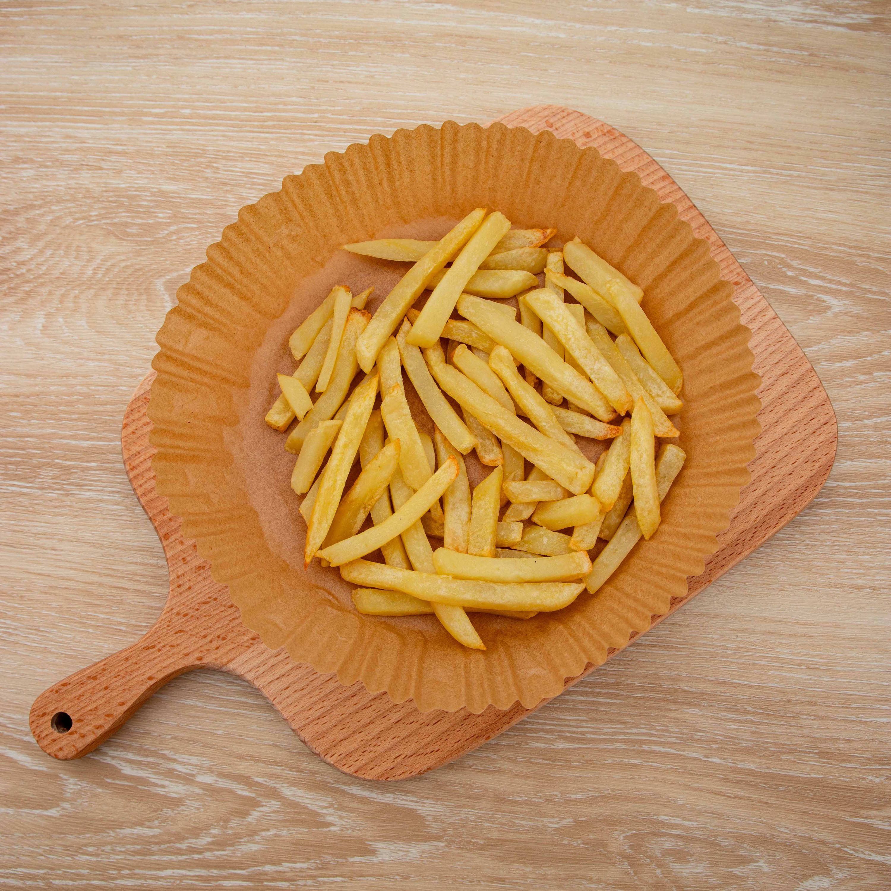 Doppelseitig beschichtetes Backpapier für Heißluftfritteuse 3