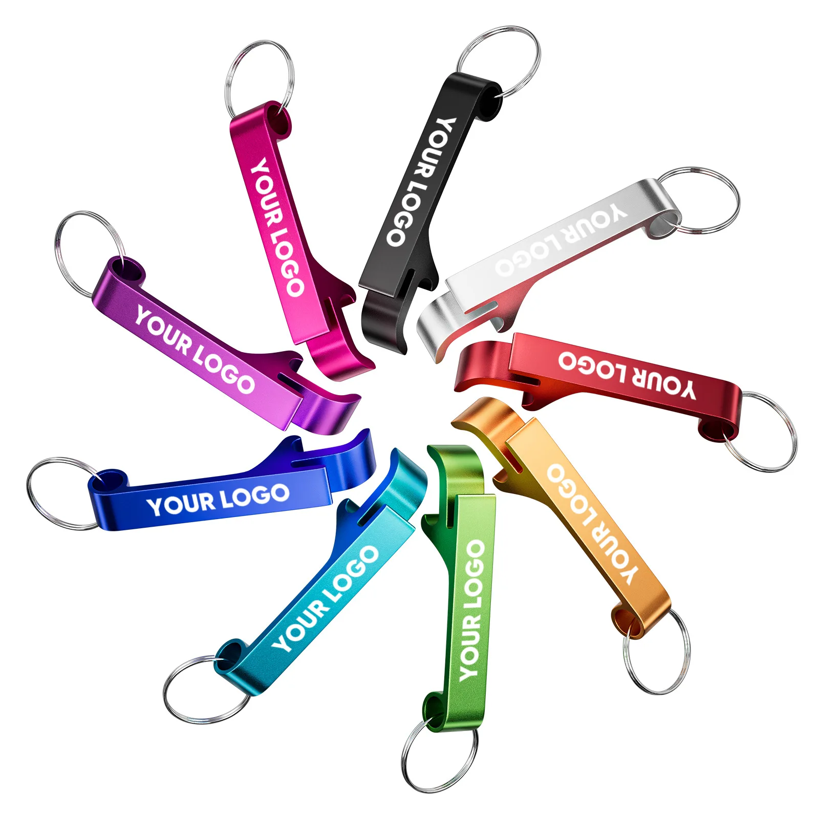 Aluminum Bottle Opener Multi-Tool Keychain