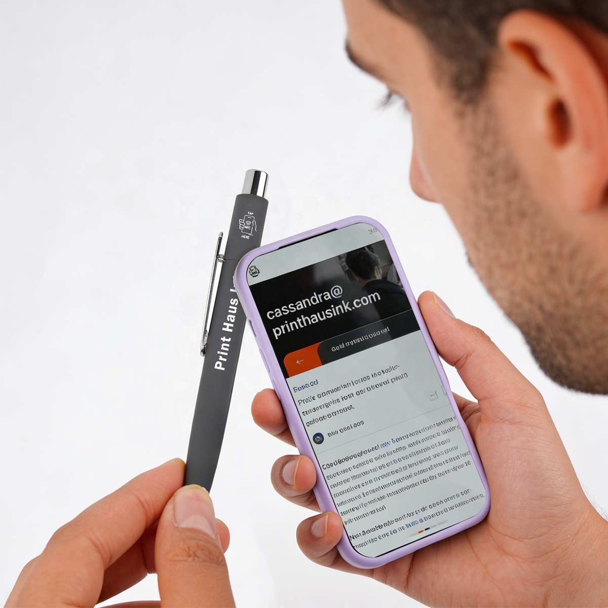 Premium Luxury Portable Ballpoint Corporate Gift Aluminum NFC