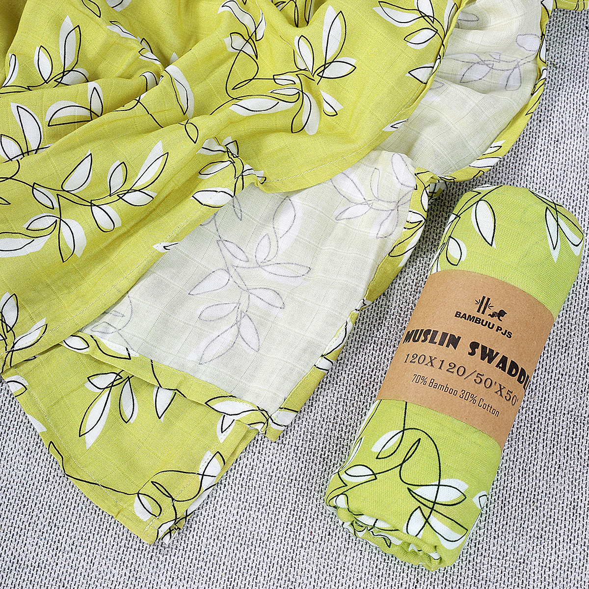 Print Organic Bamboo Cotton Double Gauze Newborn Baby 2