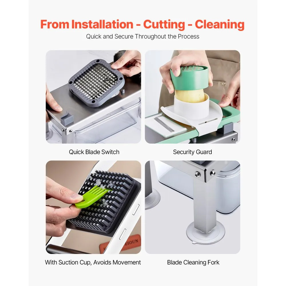 Stainless Steel Manual Vegetable Chopper 4