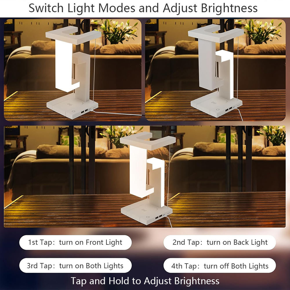 Levitating LED Desk Lamp with Touch Control 4