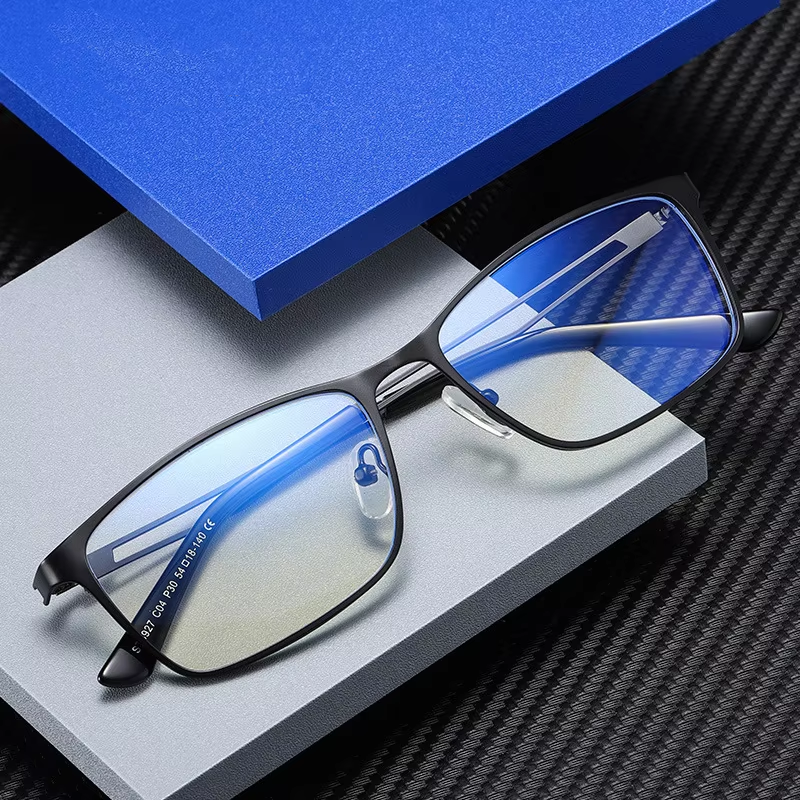 Arrival Fashion Metal Frame Blue Light Glasses With