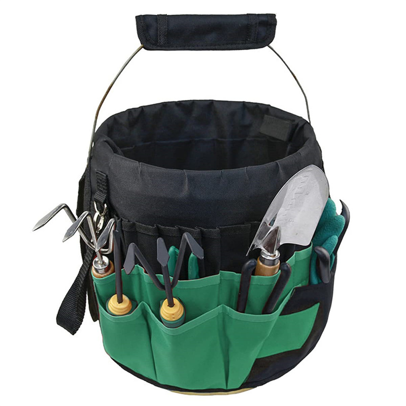 Waterproof Garden Tool Organizer Bag with Handle