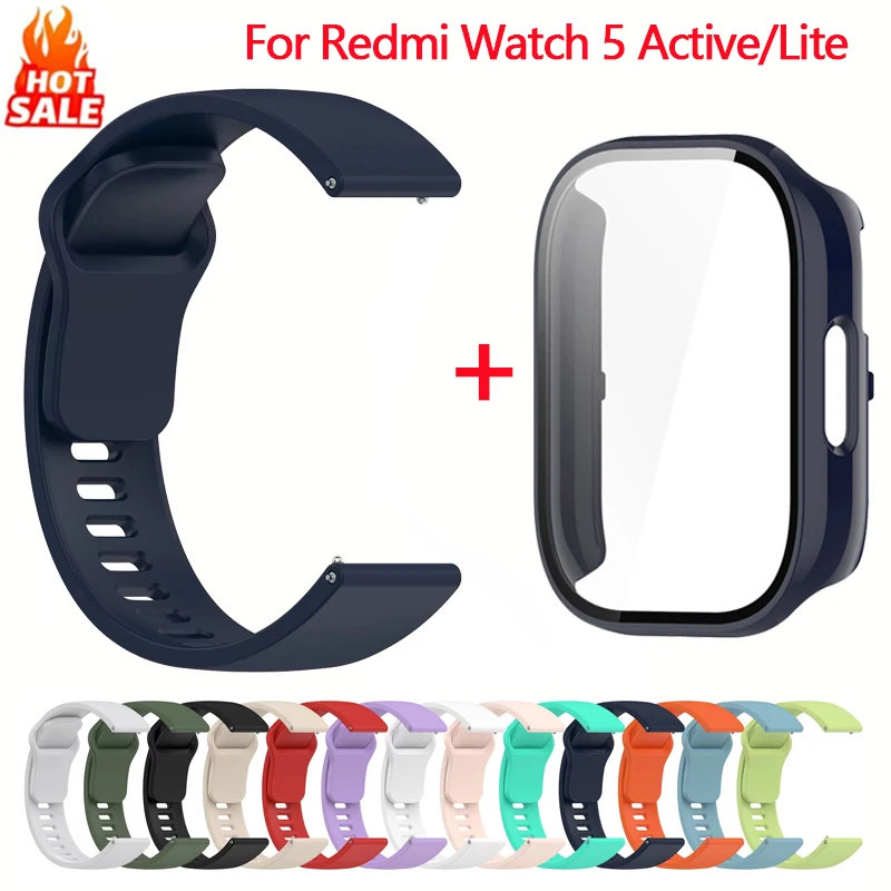 Silikonarmband mit Schutzhülle für Redmi Watch 5 Active 2